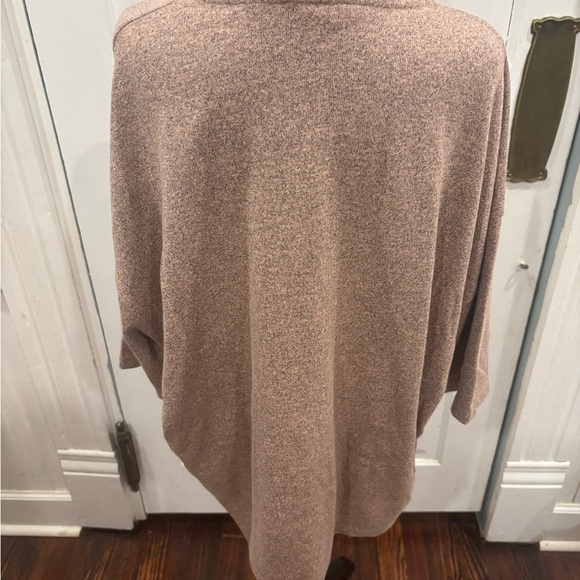 Asos Design Oversize T Shirt In Heavyweight Pink Heather With Chest Badge H Sz L - Picture 6 of 8